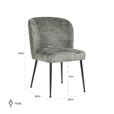 Richmond Interiors Stuhl Fallon | Grün