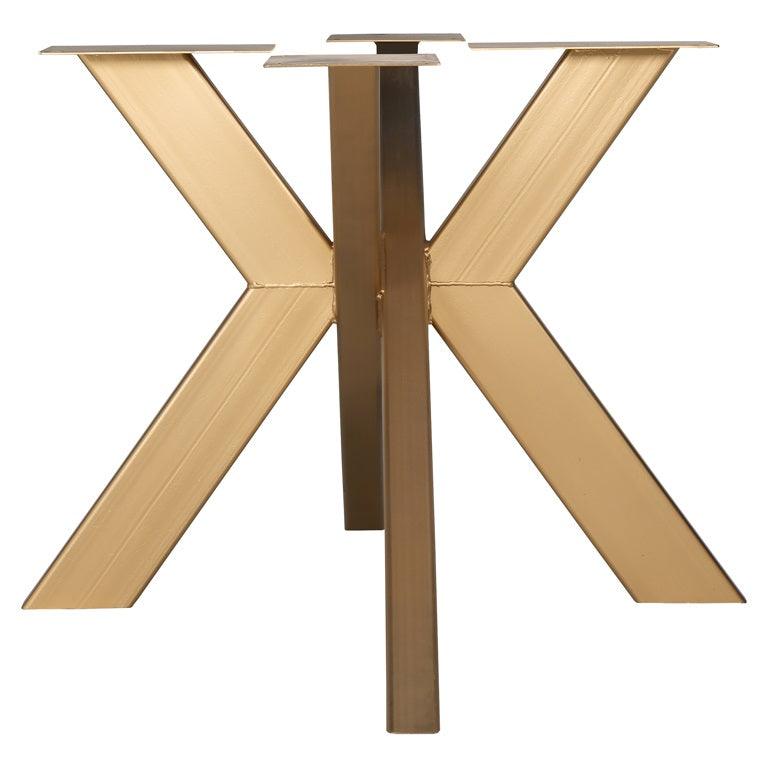 Richmond Interiors Tischbein Industrial Spider Gold | 155x100 cm