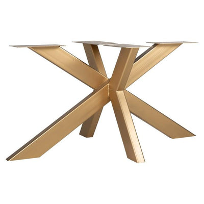 Richmond Interiors Tischbein Industrial Spider Gold | 155x100 cm