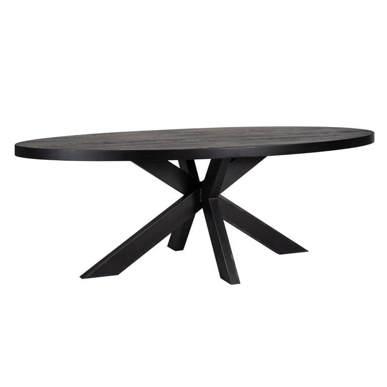 Richmond Interiors Tischbein Industrial Spider Schwarz | 155x100 cm