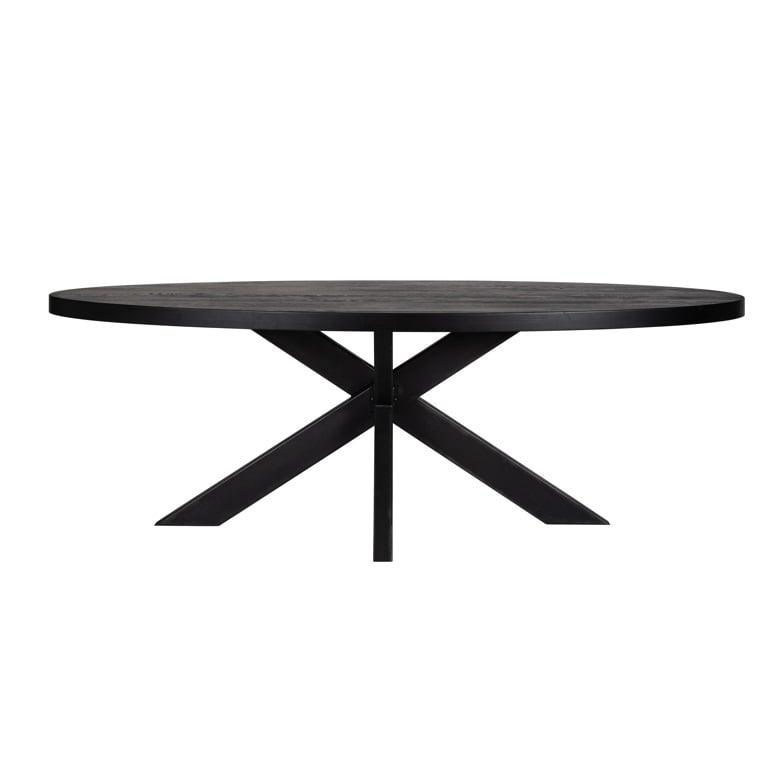 Richmond Interiors Tischbein Industrial Spider Schwarz | 155x100 cm