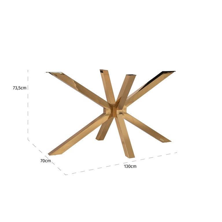 Richmond Interiors Tischbein Matrix Conrad | Gold